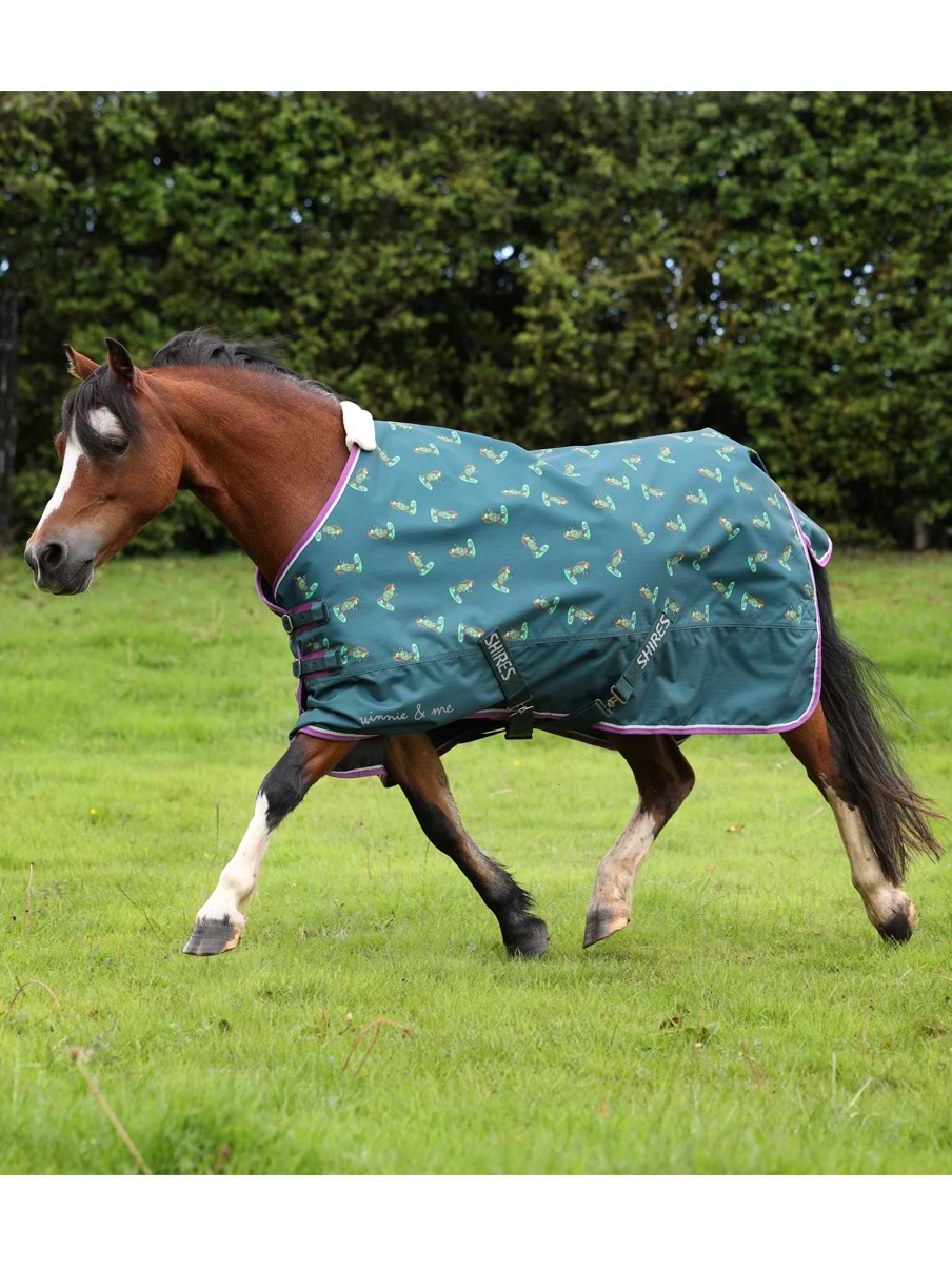 Shires Winnie & Me 100 Turnout Rug Green