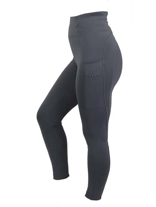 Woof Wear Riding Tights Full Seat - Slate Grey
