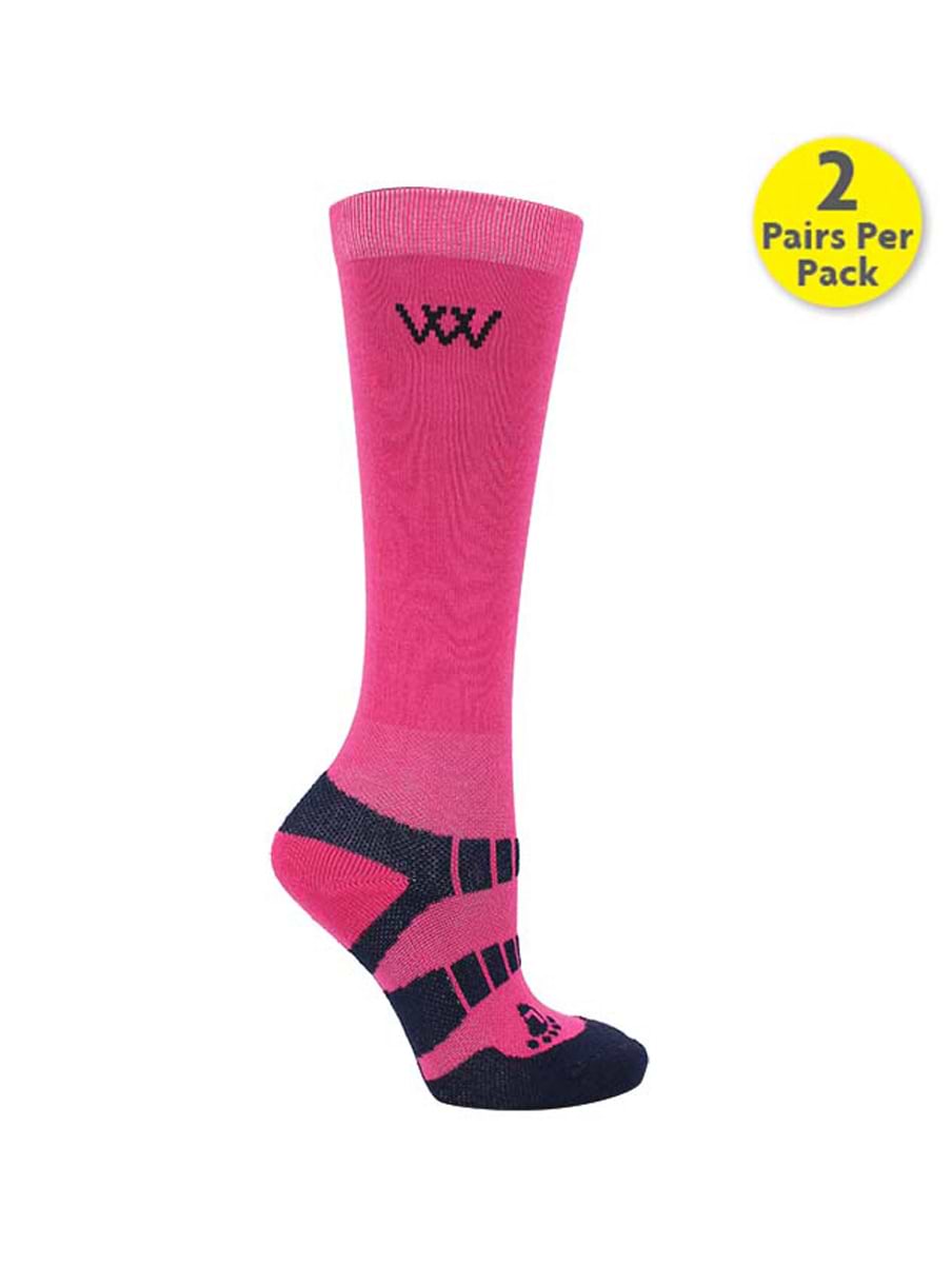 Woof Wear Young Rider Pro Sock Pink/Navy