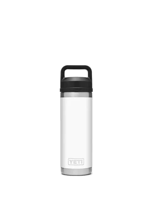 Yeti Rambler 18oz Bottle Chug White