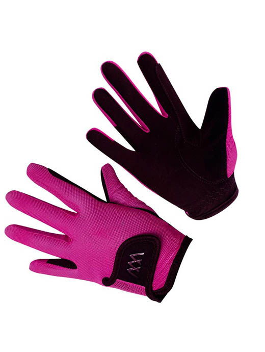 Woof Wear Young Rider Pro Glove - Berry