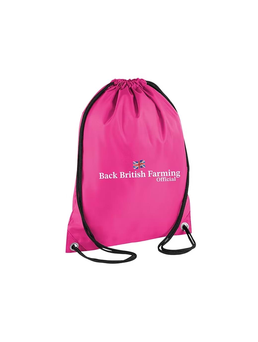 Gym Bags Drawstring Bag Back British Farming Gym Bag Pink