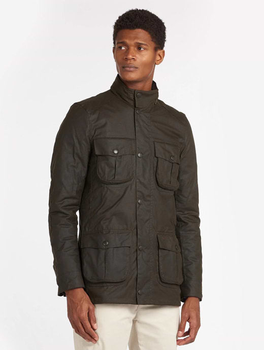 Barbour wax jacket men sales
