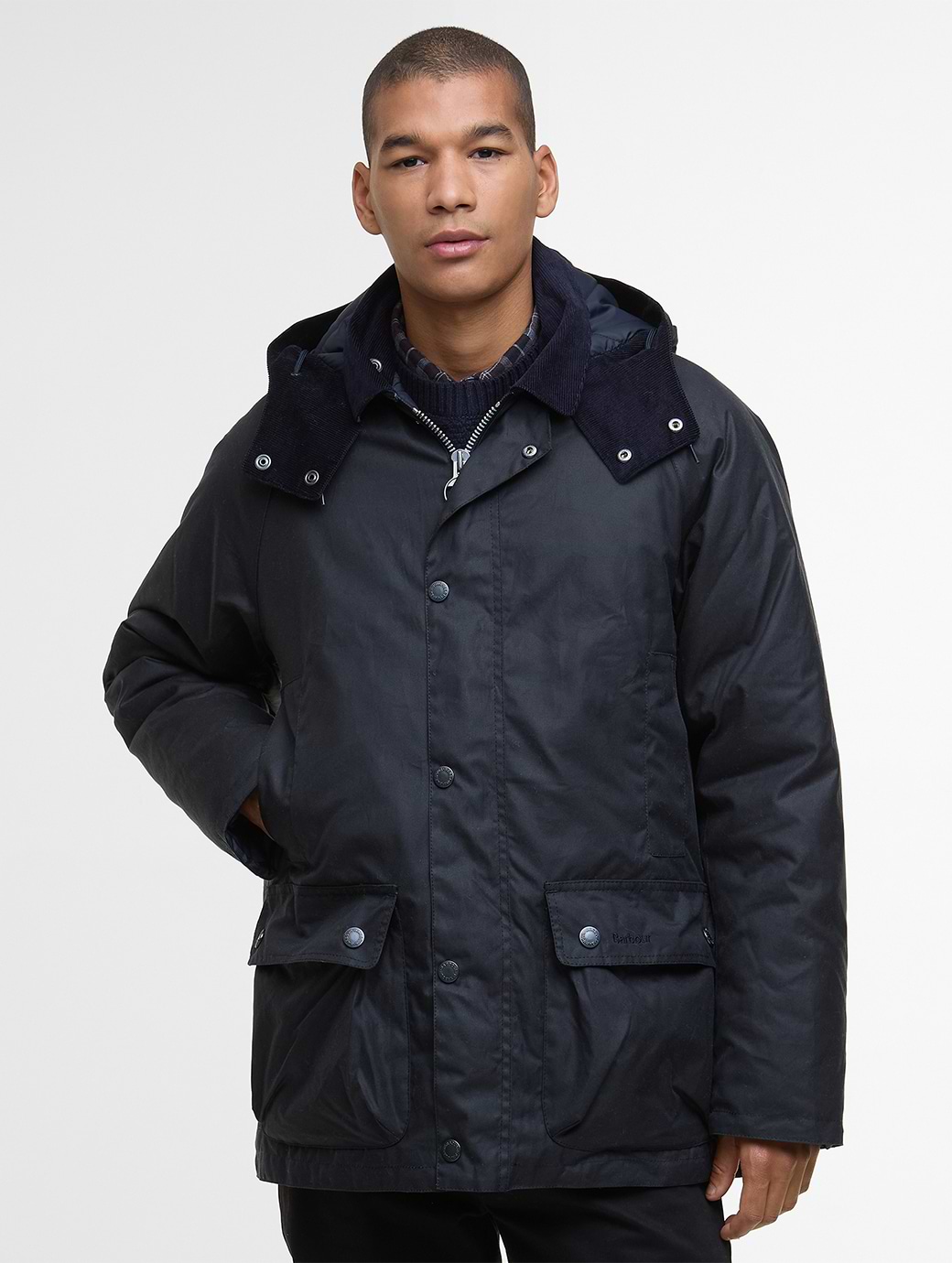 Barbour Men's Modern Beaufort Wax Jacket Navy/Midnight Oak
