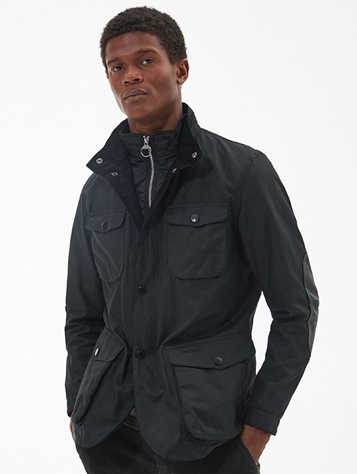 Barbour men defence jacket deals