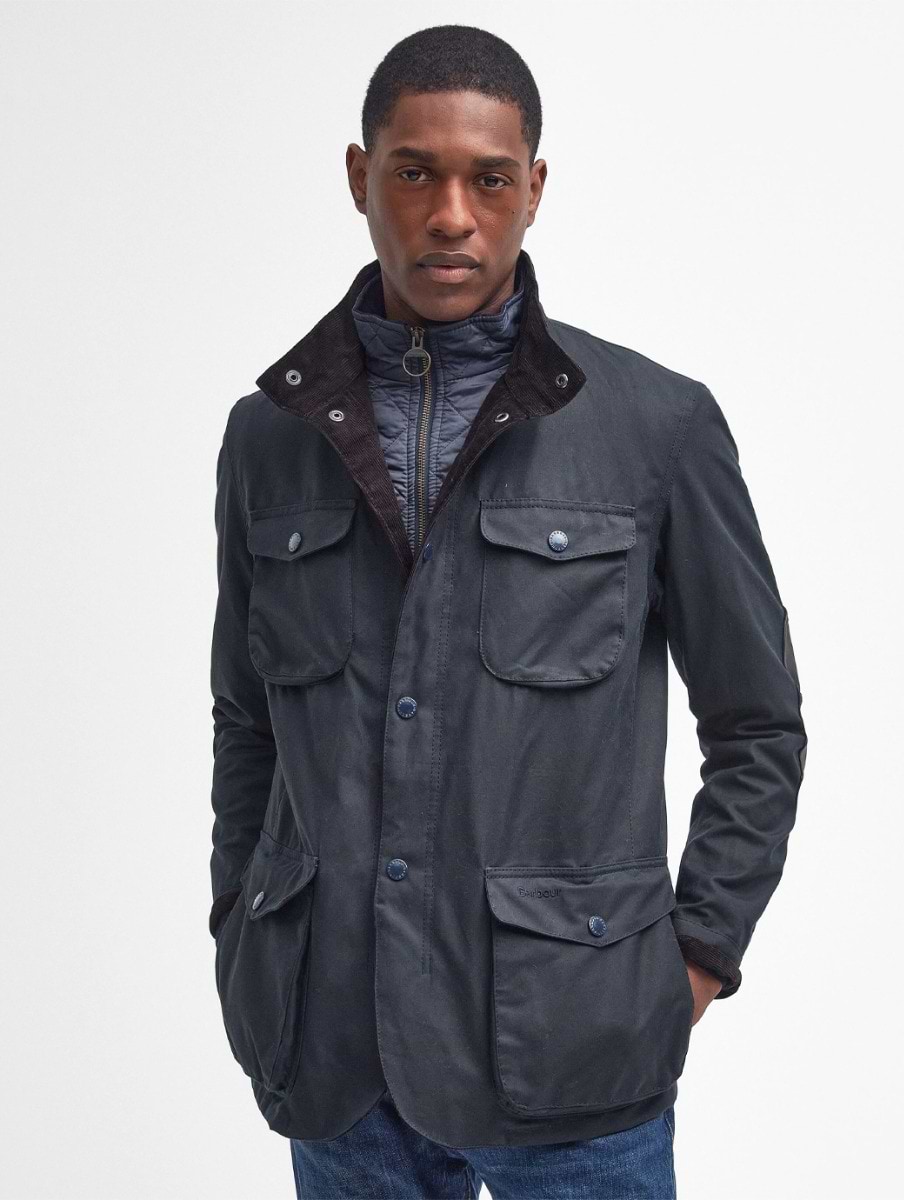 Barbour Ogston Wax Jacket Olive Griggs