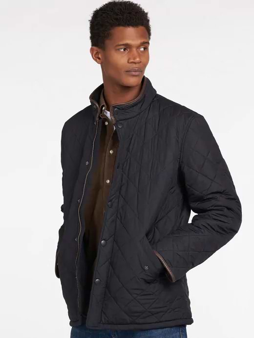 Mens navy quilted jacket online