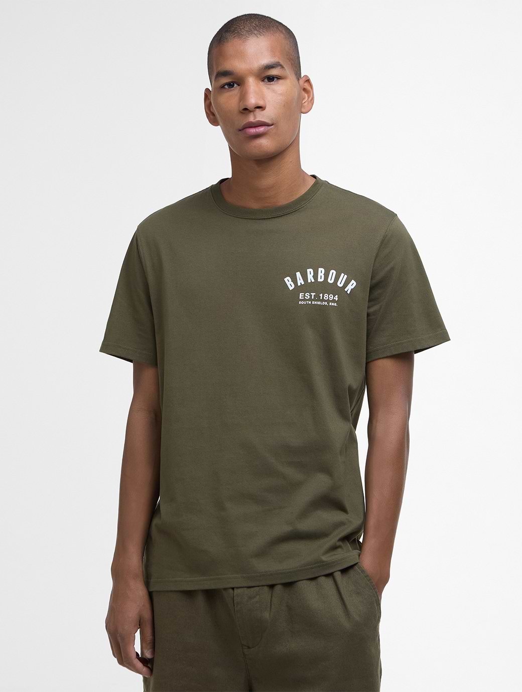 Barbour Men's Preppy T-shirt Light Sage