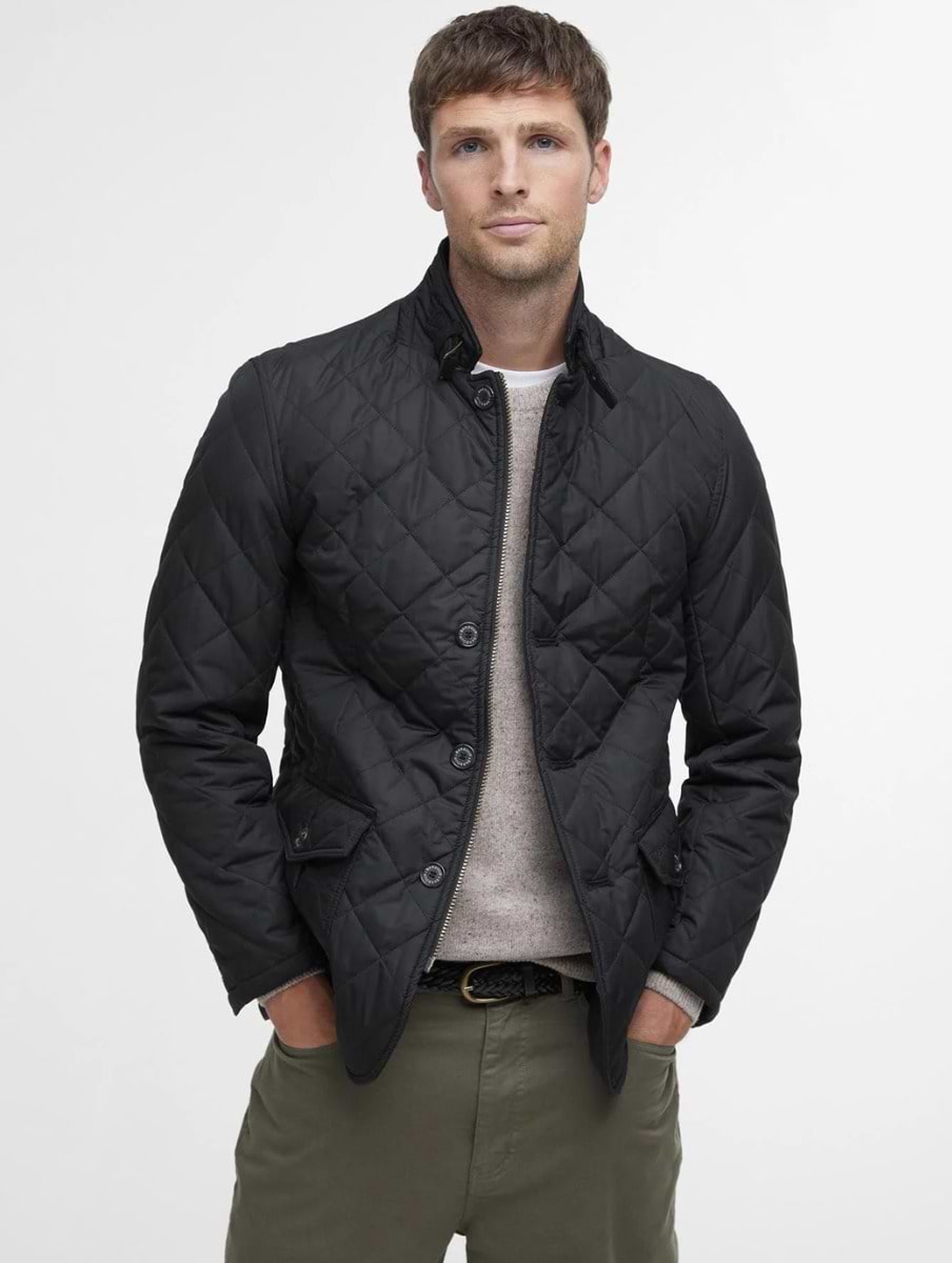 Barbour Men s Quilted Lutz Jacket Black