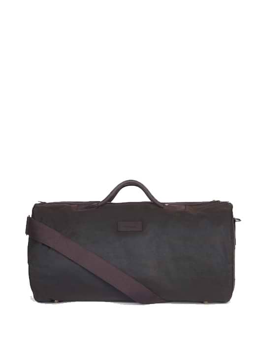Barbour wax holdall navy online