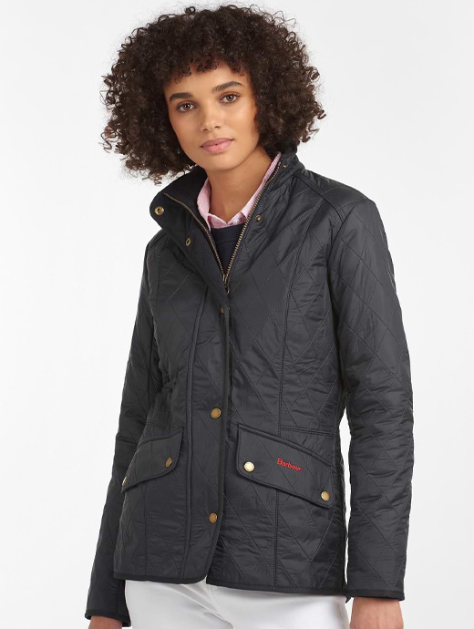 Barbour Women s Cavalry Polarquilt Jacket Black