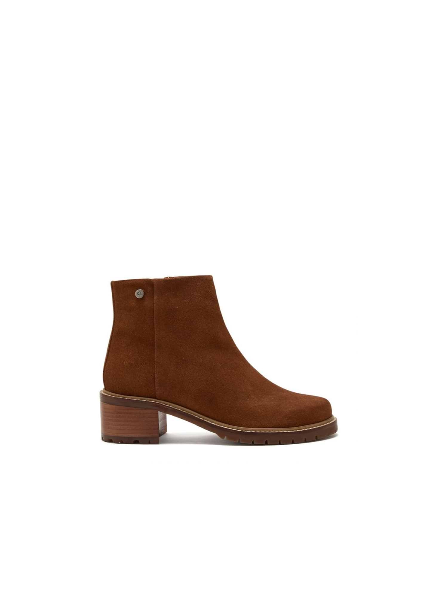 Chatham Women #39 s Hays Casual Zip Boot Tan