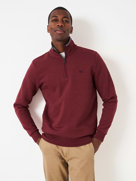 Crew quarter zip jumper 2025