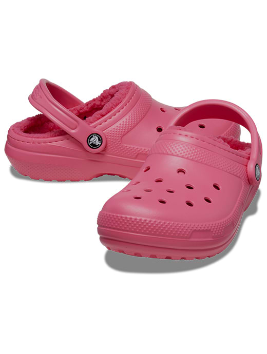 Crocs Women s Classic Lined Clog Hyper Pink