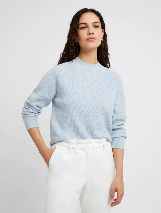 Great Plains Women s Carice Knit Crew Neck Jumper Corfu Blue