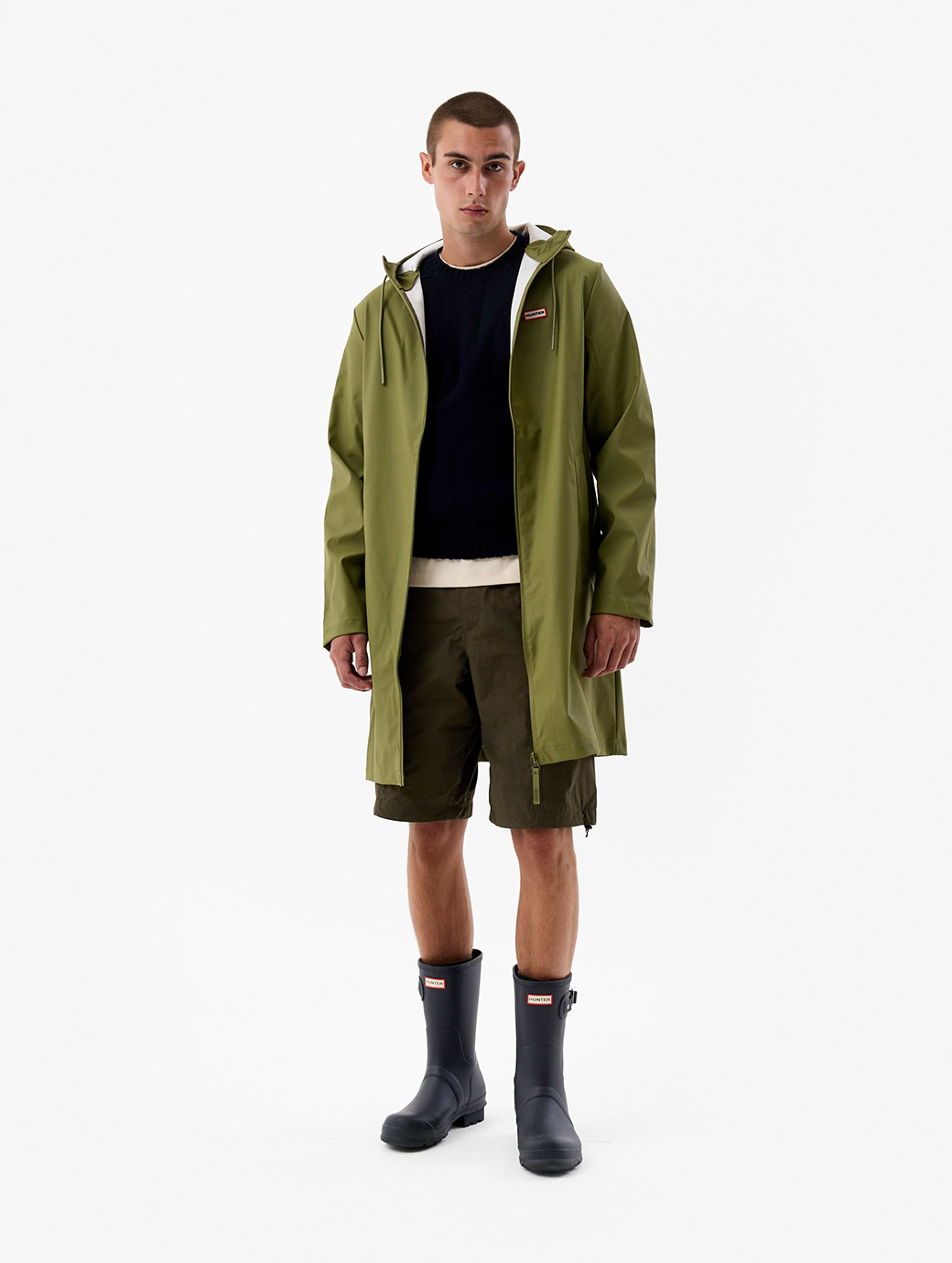 Hunter rain coat store