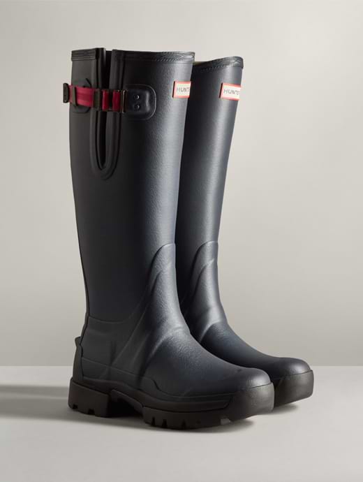 Hunter Women s Balmoral Side Adjustable Neo Tech Sole Boot Dark Olive