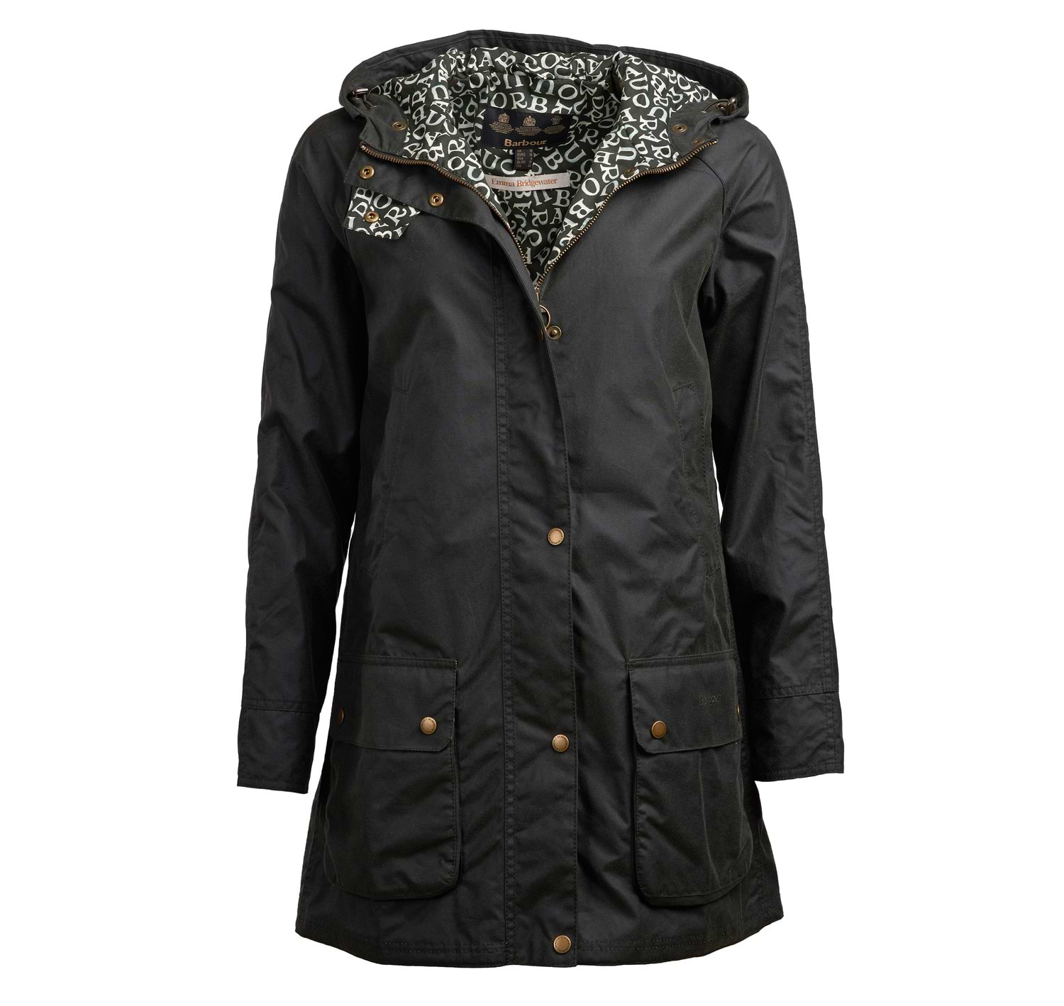 Barbour Love Waxed Jacket Sage Barbour Print Griggs