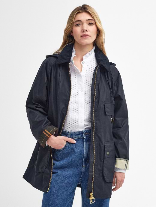 Barbour jeans womens navy online