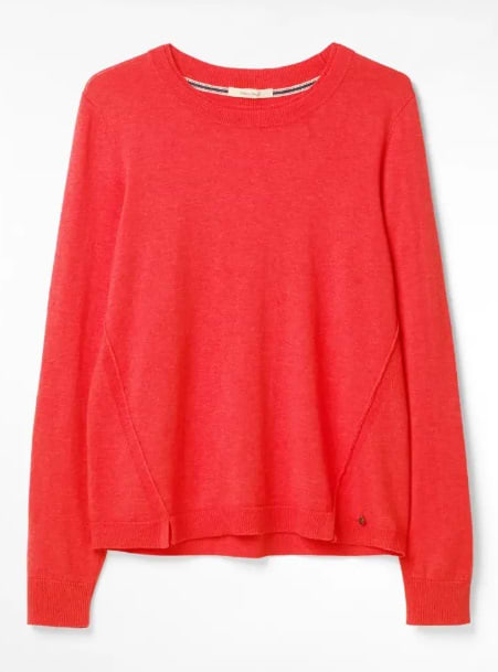 White stuff meadow jumper pink top