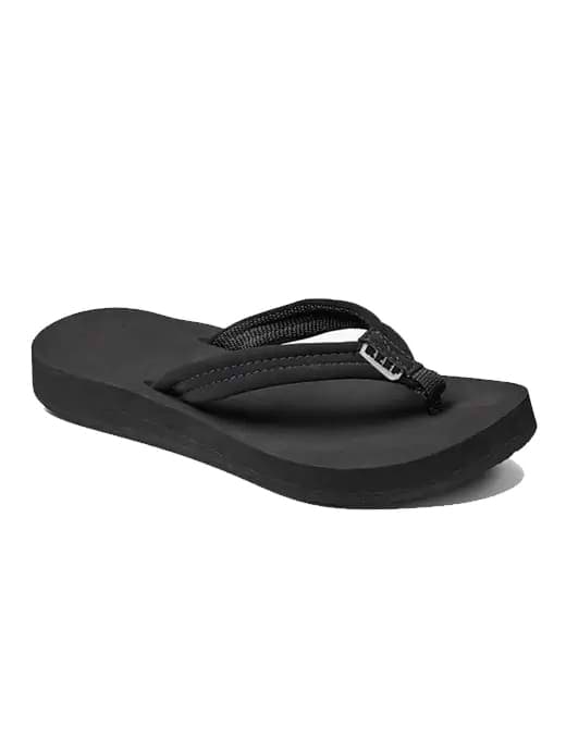 Reef Women s Cushion Breeze Flip Flops Black Black