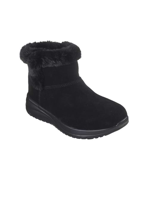 Skechers Women s On the Go Stellar Waterproof Suede Chugga Boots Black