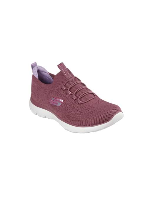 Skechers Women s Summits Top Player Engineered Stretch Knit Bungee Slip On Navy