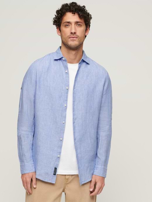 Superdry blue shirt on sale