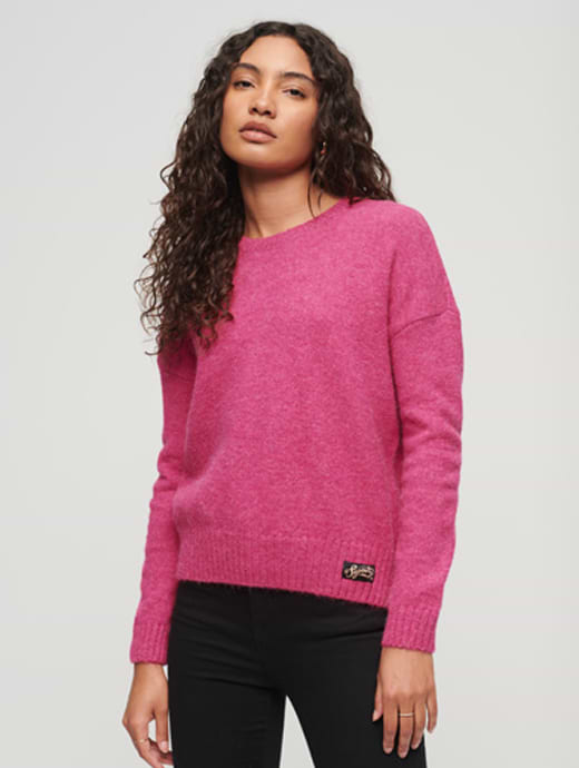 Superdry pink sweater new arrivals