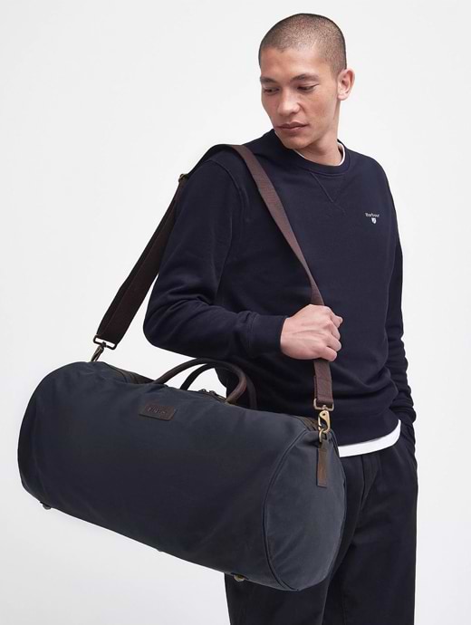 Barbour wax holdall olive top