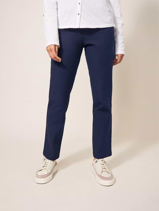 White Stuff Women s Savannah Stretch Trousers Dark Navy
