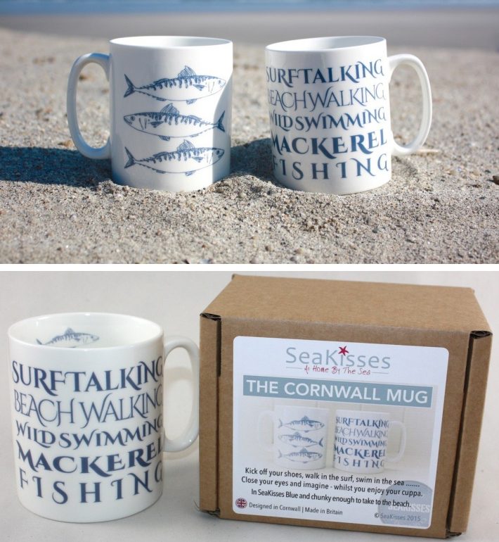 SeaKisses Mackerel Mug
