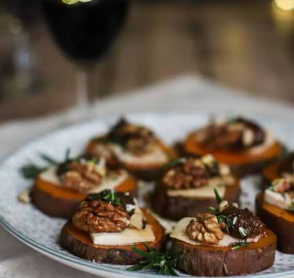 Sweet potato toasts