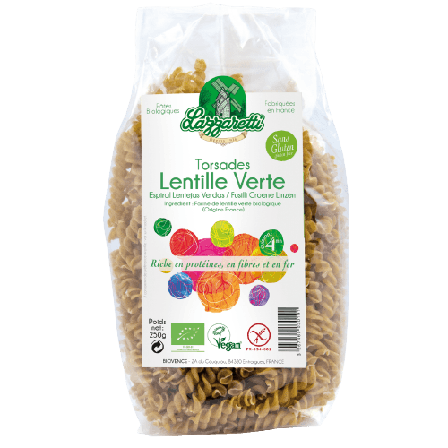 Green Lentil Twists Organic Gluten-Free 0