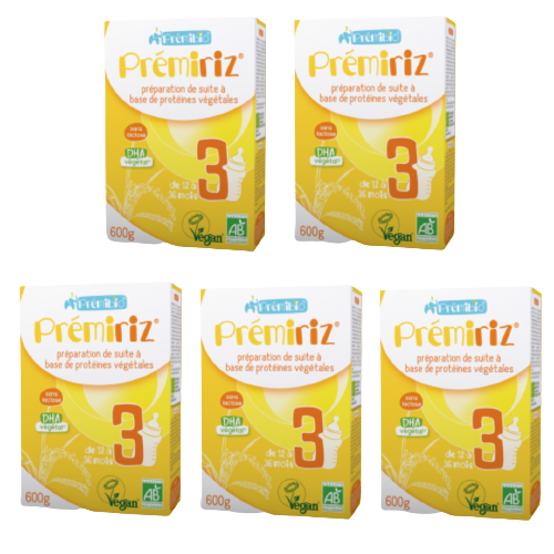 Pack 5 Rice Drink Growth Organic