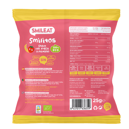 Aardbei Banaan Snack