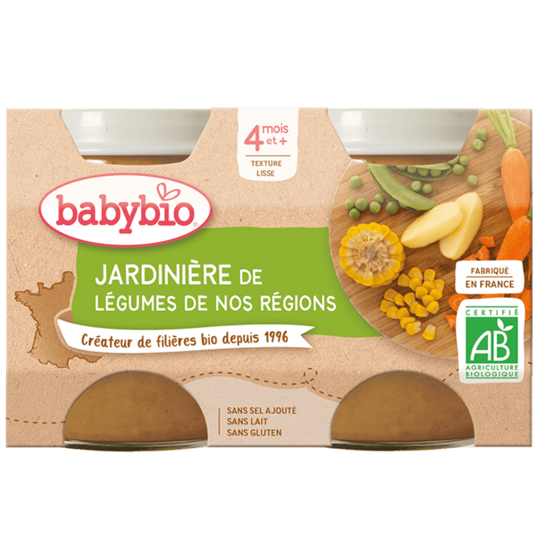 Pots Jardinière Légumes dès 4 mois