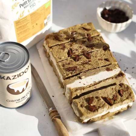 Sandwichs glacés vegan protéinés