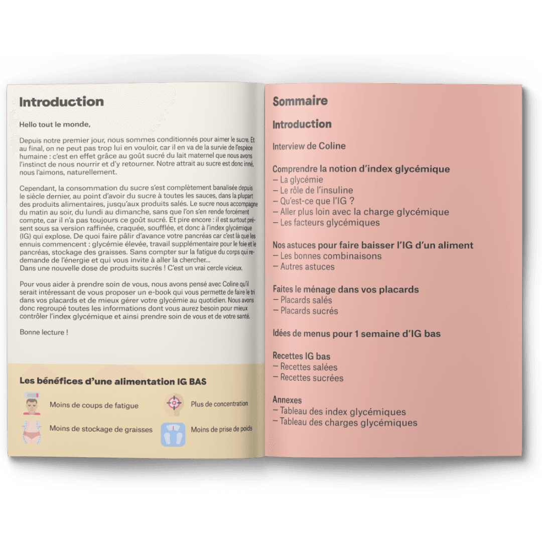 Ebook : Guide de l’Alimentation IG bas 1