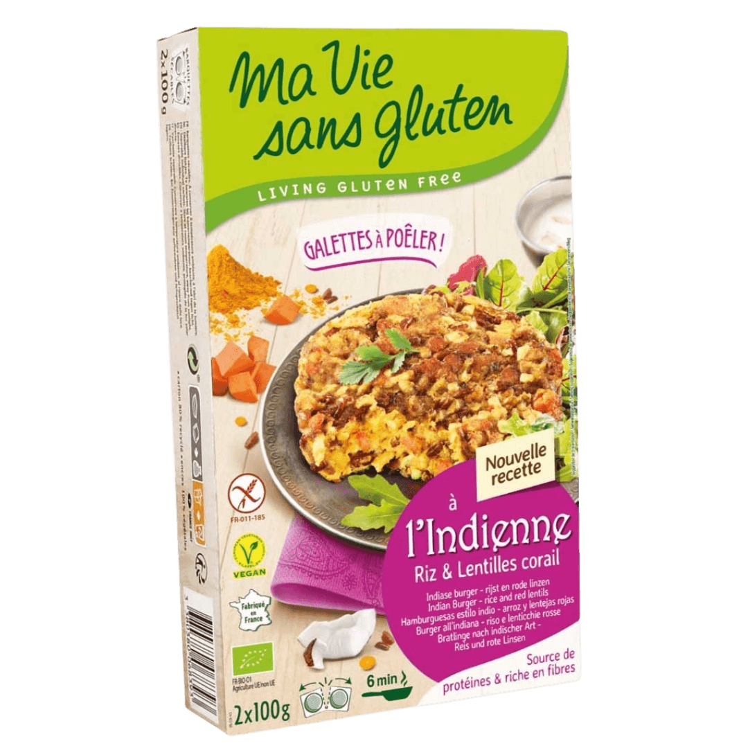 Galettes Végétales Indienne Riz