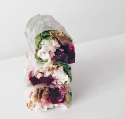 Rouleaux de printemps au seitan