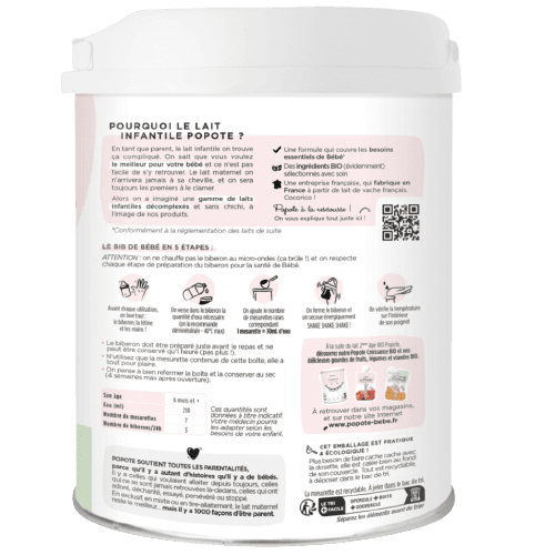 Lait de suite 2 Vache 6 - 12 mois