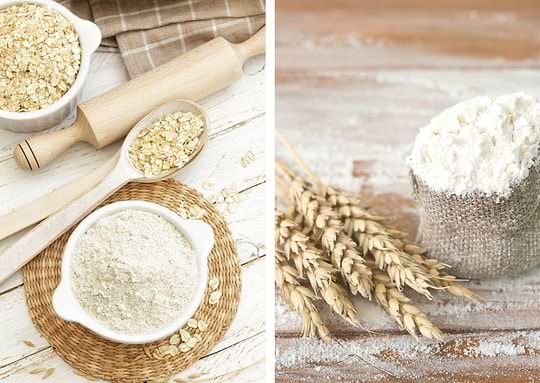 Farine d’Avoine VS Farine de Bléimage