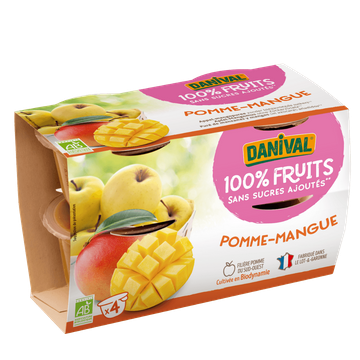 Purée Pomme Mangue BIO