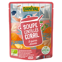 Soupe Lentilles Corail BIO