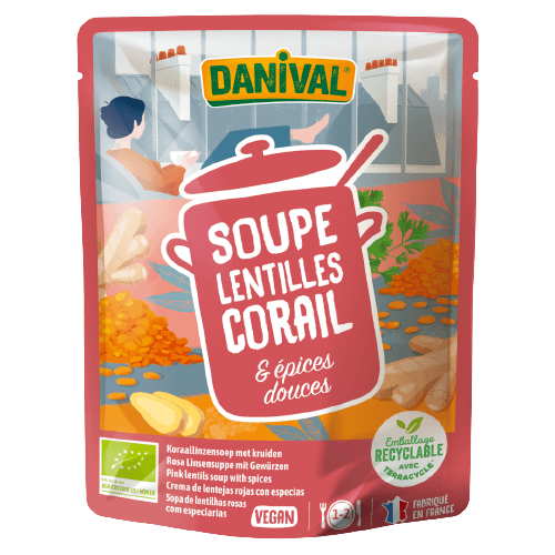 Soupe Lentilles Corail BIO