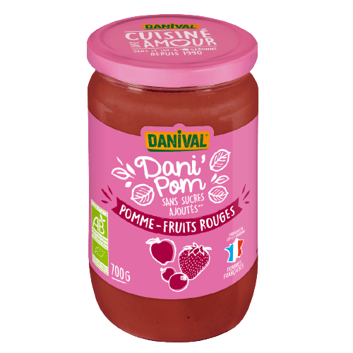 Compote Apple Red Fruits Organic