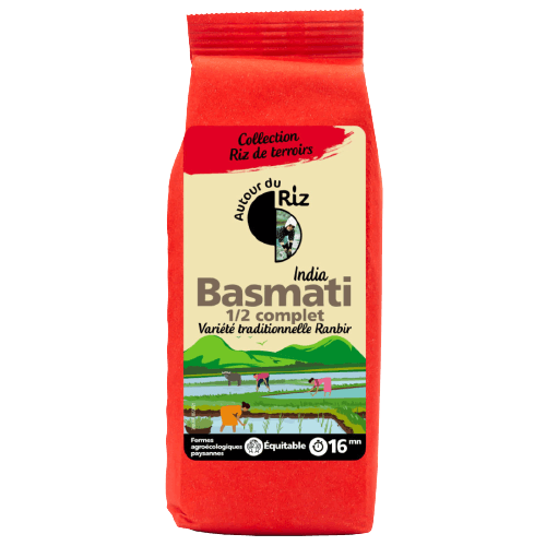 Riz Basmati Semi Complet BIO