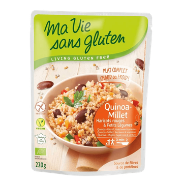 Quinoa Millet Red Beans Vegetables Organic