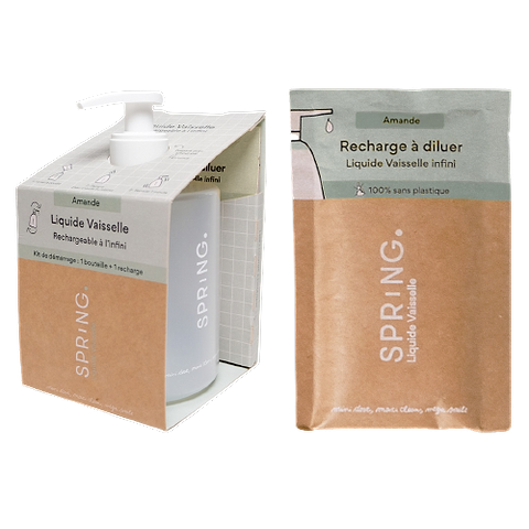 400ml Bottle + Dishwashing Powder Refill Pack